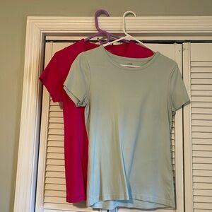 J. Crew Fine Rib 100% Cotton Tees (2 shirts included)